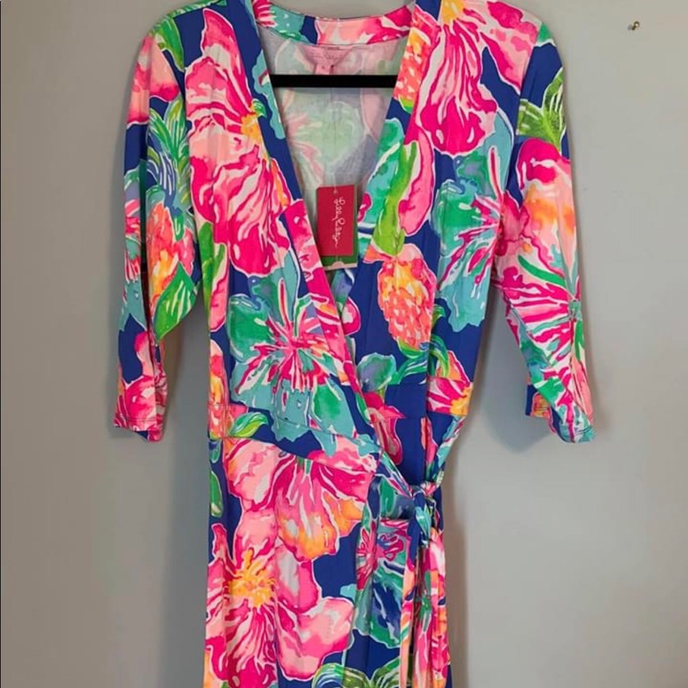 Lilly Pulitzer wrap dress